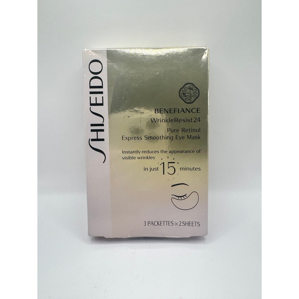 Shiseido Benefiance WrinkleResist24 Pure Retinol Eye Mask 3ct